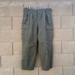 60's German Military Wool Cargo Field Pants
